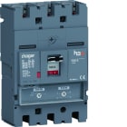 Hager - Disjoncteur Boitier Moulé h3+ P250 TM A/A 3P3D In160A Icu70kA à plage