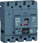 Hager - Disjoncteur Boitier Moulé h3+ P250 ENERGY 4P4D In250A Icu70kA à plage
