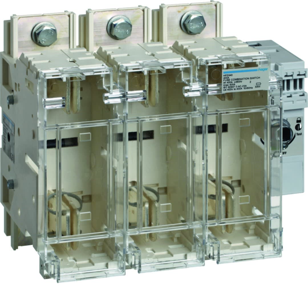 Hager - Interrupteur combiné fusible 3P - 400 A - T2