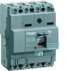 Hager - Disjoncteur Boitier Moulé h3 x160 TM A/F 4P4D In100A Icu25kA à cage