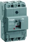 Hager - Disjoncteur Boitier Moulé h3 x160 TM A/F 3P3D In125A Icu25kA à cage