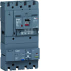 Hager - Disjoncteur Boitier Moulé + diff h3+ P250 LSI AB 4P4D In160A Icu25kA à plage