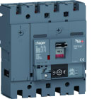 Hager - Disjoncteur Boitier Moulé h3+ P250 ENERGY AB 4P4D In160A Icu25kA à plage