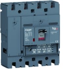 Hager - Disjoncteur Boitier Moulé h3+ P250 LSI AB 4P4D In250A Icu25kA à plage
