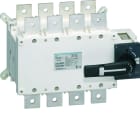 Hager - Inverseur de source 4P In630A UeAT_UeVac Poignée rotative longue