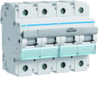 Hager - Disjoncteur 80A 4P 15kA Courbe B 6modules