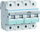 Hager - Disjoncteur 125A 4P 15kA Courbe B 6modules