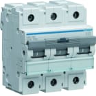 Hager - Disjoncteur 100A 3P 15kA Courbe C 4,5modules
