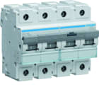 Hager - Disjoncteur 100A 4P 15kA Courbe C 6modules
