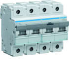 Hager - Disjoncteur 100A 4P 15kA Courbe C 6modules