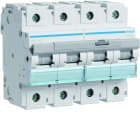 Hager - Disjoncteur 100A 4P 15kA Courbe D 6modules