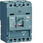 Hager - Disjoncteur Boitier Moulé h3+ P160 MAG (ICB) 3P3D In100A Icu50kA à cage