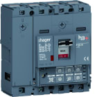 Hager - Disjoncteur Boitier Moulé h3+ P160 LSI 4P In160A Icu50kA à cage