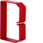 Hager - Collier de retenue en PC/ABS sans halogene pour goulotte HNG 75x100mm rot