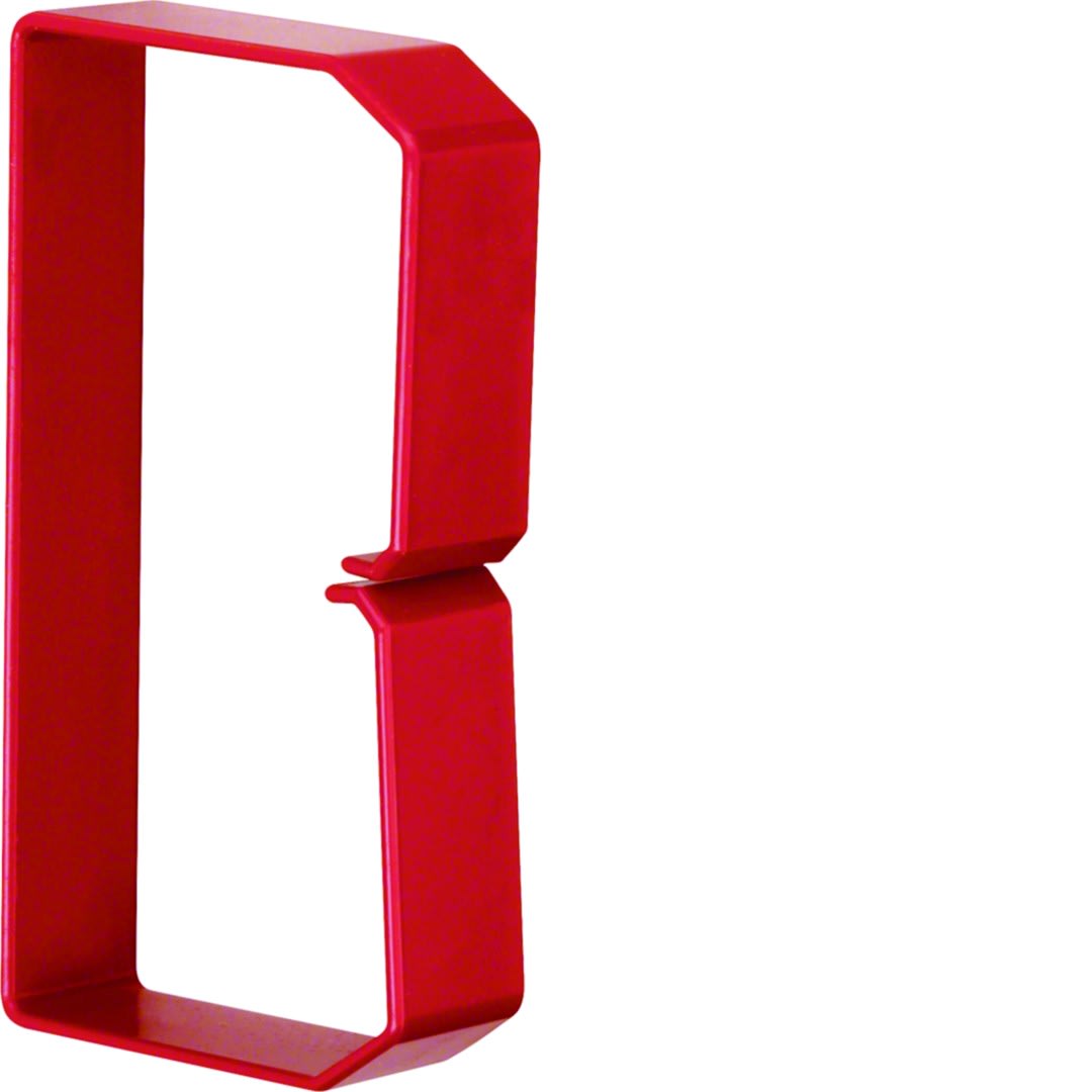 Hager - Collier de retenue en PC/ABS sans halogene pour goulotte HNG 75x125mm rot