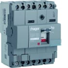 Hager - Disjoncteur Boitier Moulé h3 x160 MAG (ICB) 4P4D In63A Icu40kA à cage