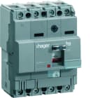 Hager - Disjoncteur Boitier Moulé h3 x160 TM A/F 4P4D In80A Icu40kA à cage