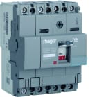 Hager - Disjoncteur Boitier Moulé h3 x160 MAG (ICB) 4P4D In125A Icu40kA à cage