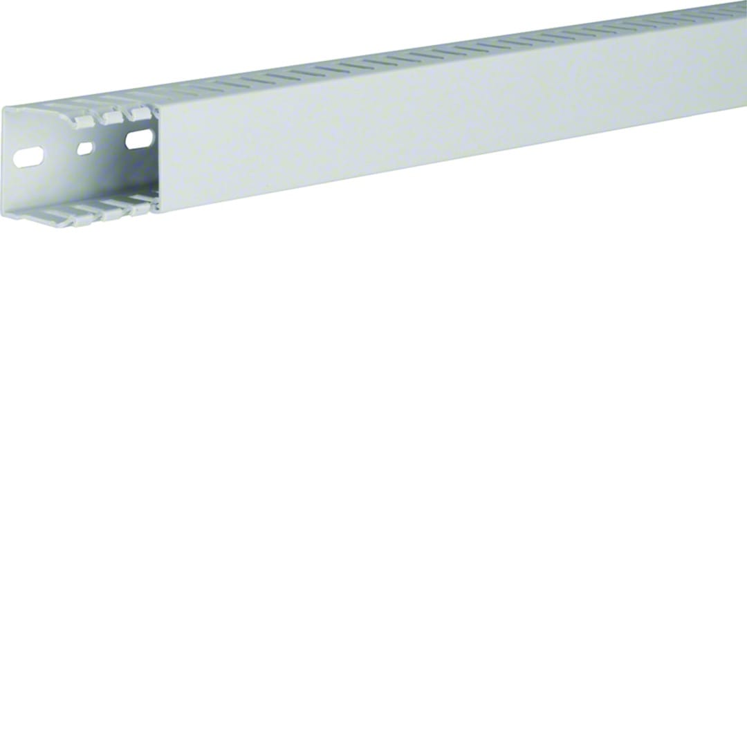 Hager - Goulotte de câblage sans halogène en PPO beha-set h6mm x p37mm noryl gris clair
