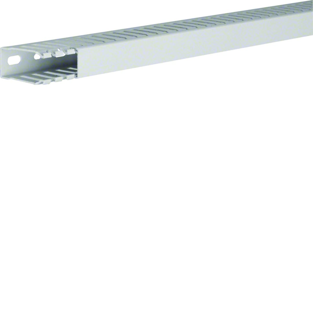 Hager - Goulotte de câblage sans halogène en PPO beha-set h49mm x p24mm noryl gris clair