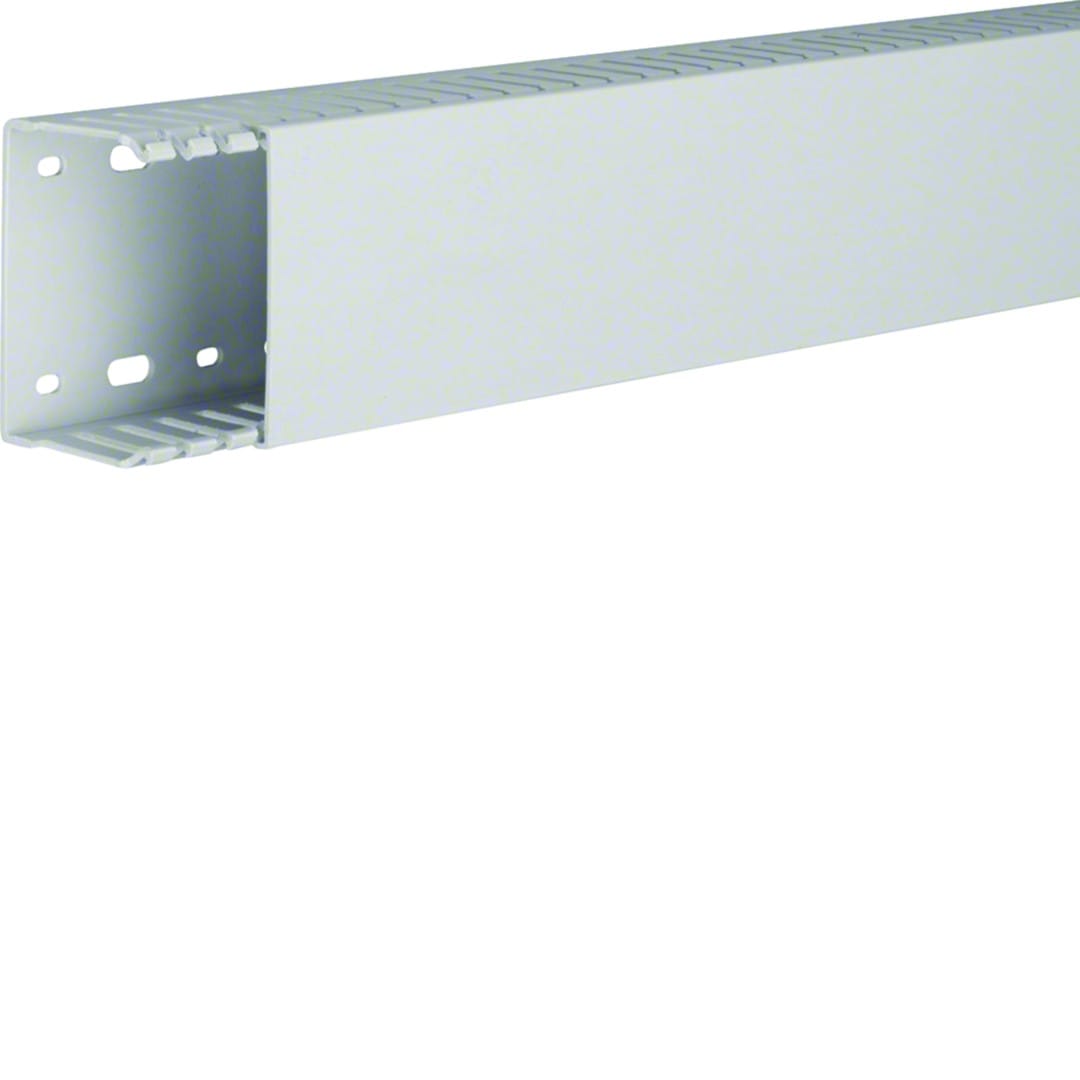 Hager - Goulotte de câblage sans halogène en PPO beha-set h49mm x p74mm noryl gris clair