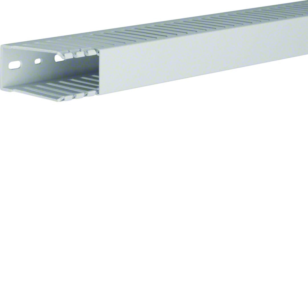 Hager - Goulotte de câblage sans halogène en PPO beha-set h73mm x p36mm noryl gris clair