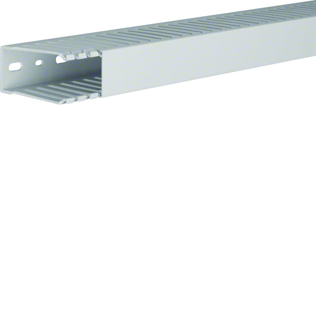 Hager - Goulotte de câblage sans halogène en PPO beha-set h73mm x p36mm noryl gris clair