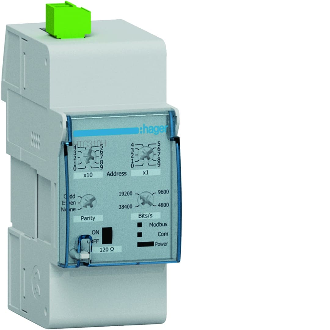 Hager - Module de COMMUNICATION sans entrées et sorties h3+