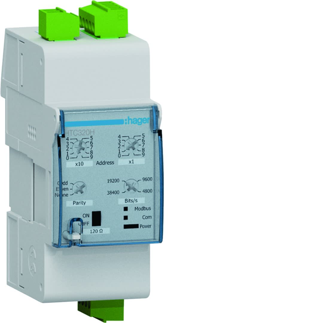 Hager - Module de COMMUNICATION avec entrées et sorties h3+ et serveur flow