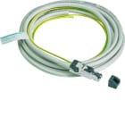 Hager - Câble Modbus 3 m avec RJ45-fils nus et liaison terre pour départ Modbus.