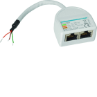 Hager - Eclateur de port 2 fils vers 2 RJ45 pour port Modbus RS485 agardio