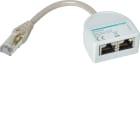 Hager - Eclateur de port 1 RJ45 vers 2 RJ45 pour port Modbus RS485 agardio