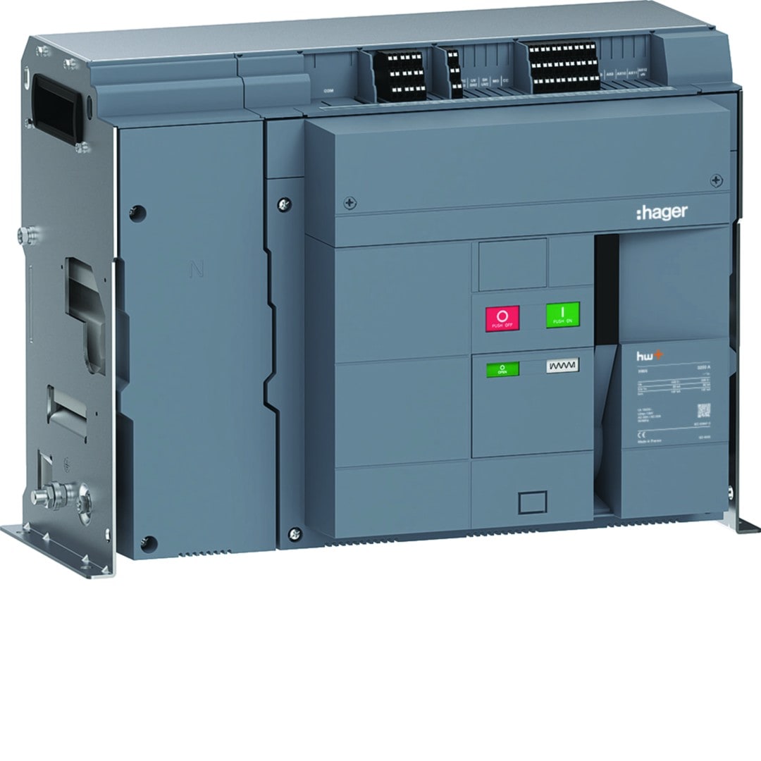 Hager - Interrupteur Ouvert HW4 3200A 4P Fixe