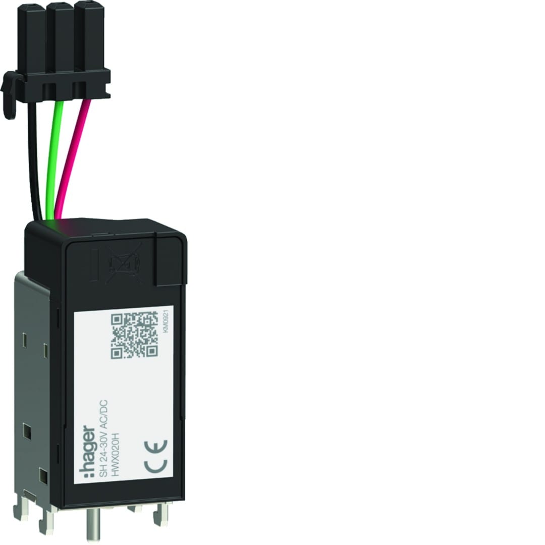 Hager - Bobine à émission 24-30V AC/DC (SH)