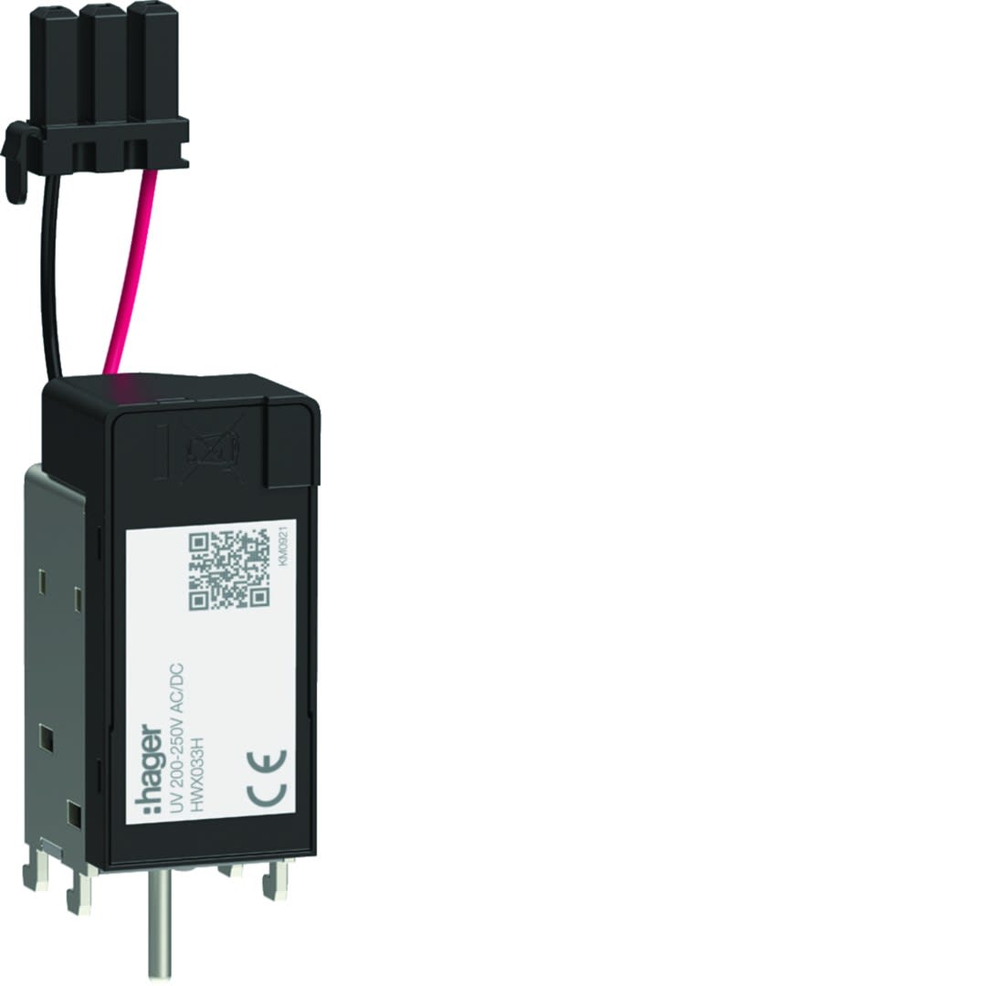 Hager - Bobine à manque de tension 200-250V AC/DC (UV) (pièce détachée)