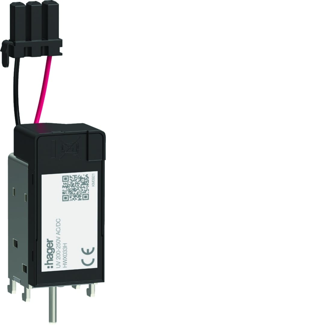 Hager - Bobine à manque de tension 200-250V AC/DC (UV) (pièce détachée)