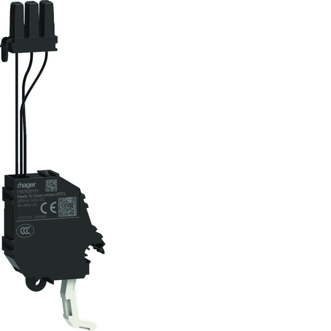 Hager - Contact prêt à fermer HW1 (RTC)