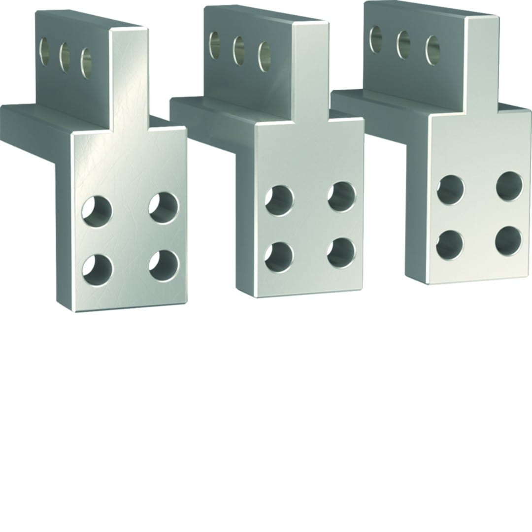 Hager - Adaptateurs de Connexion Verticale 3 Pôles HW1 (VCA)