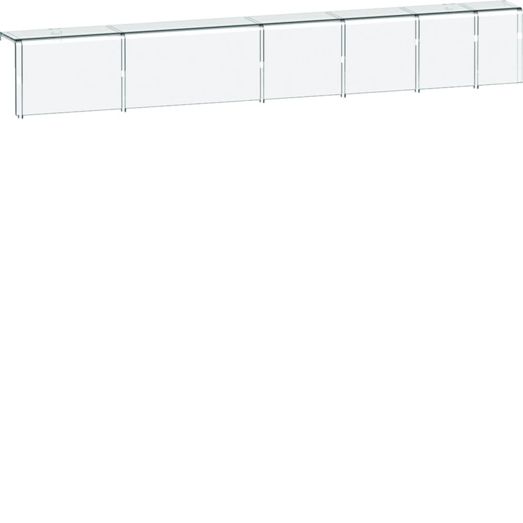 Hager - Capot protection Bornier HW4 Débrochable (TBC) (pièce détachée)