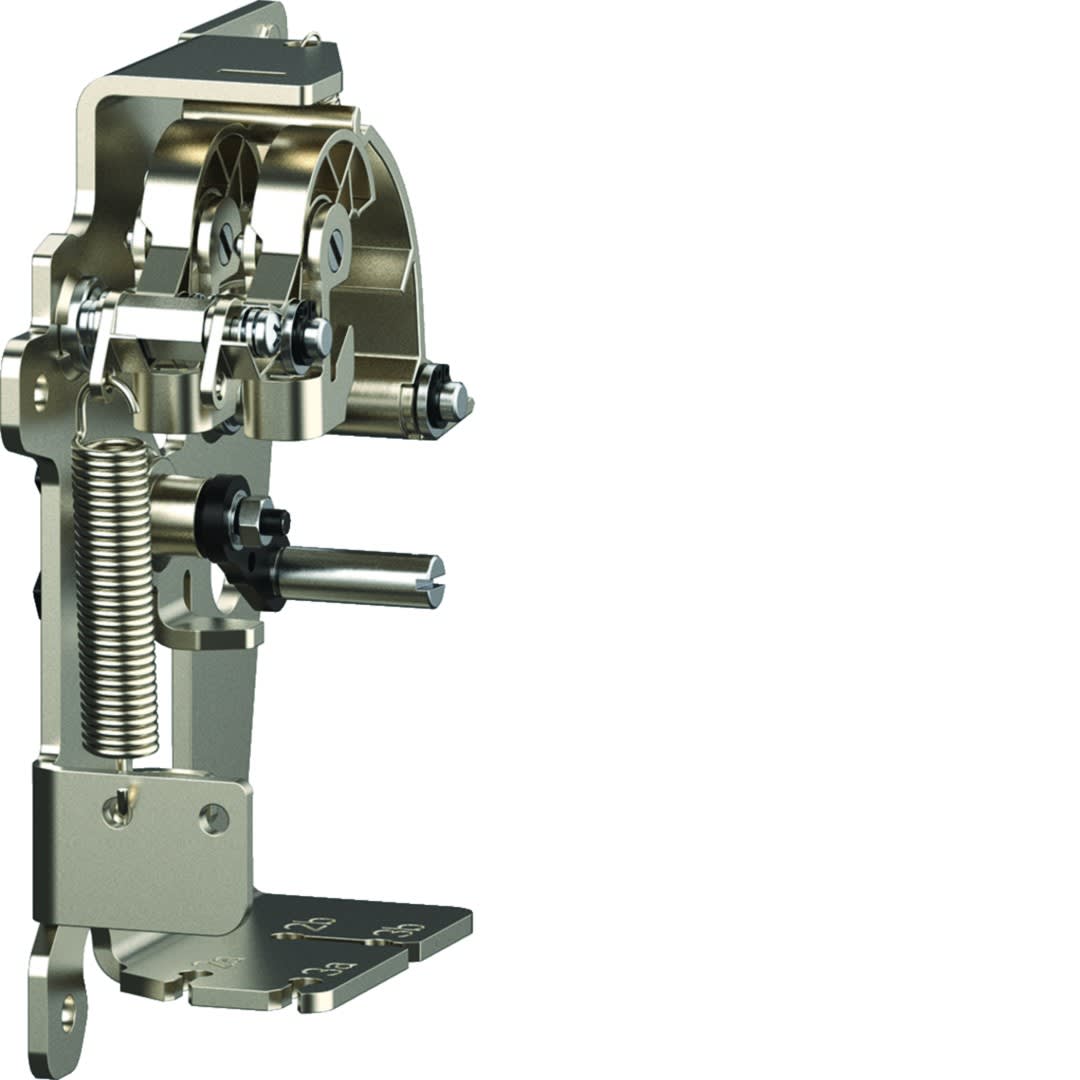 Hager - Platine pour interverr.méca. HW1 Fixe Secours (type 3S) - 1 platine/ACB (MI)