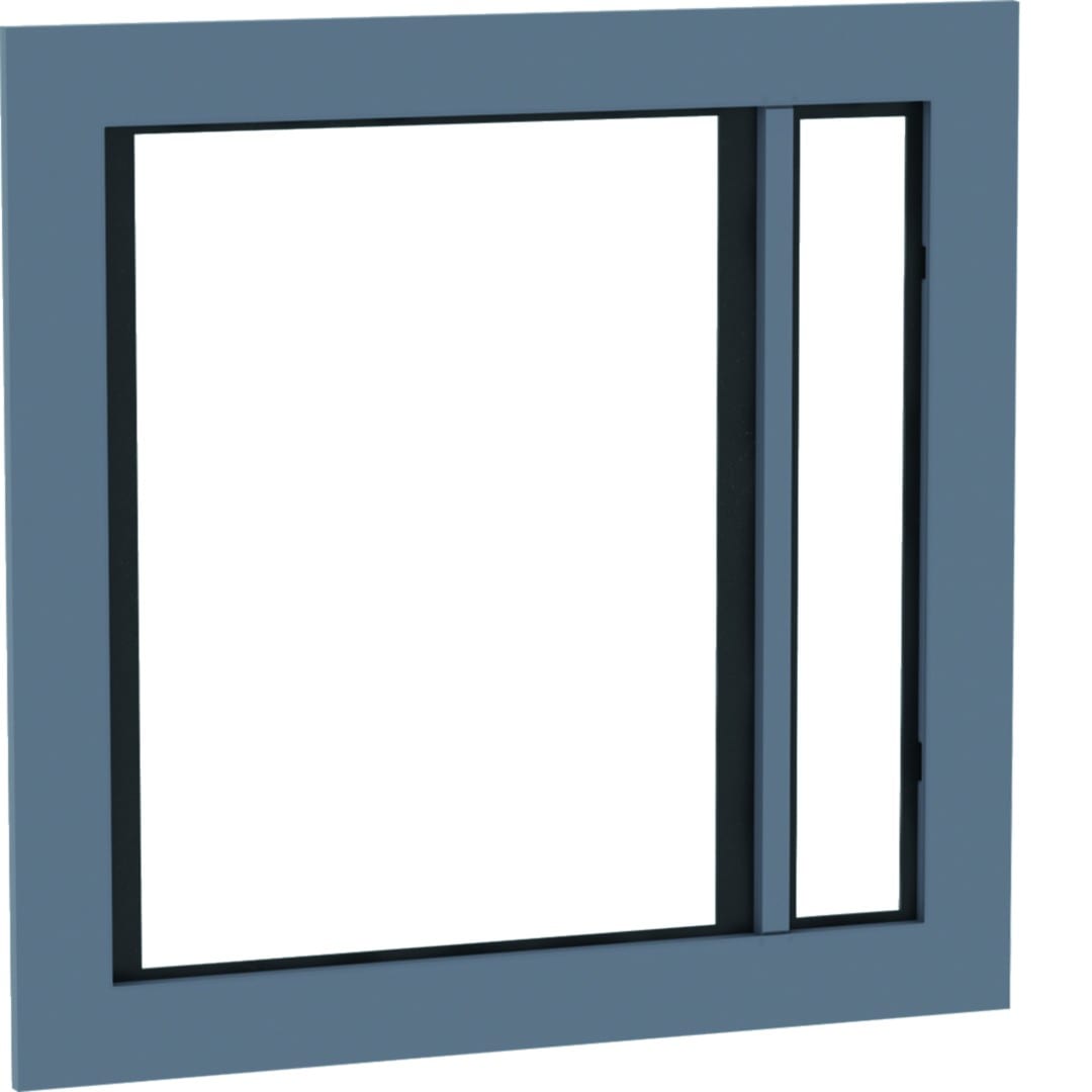 Hager - Cadre de porte fine pour HW1 Débrochable (DF)