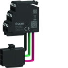 Hager - Connecteur d'auxiliaire type C 2*6/3 pour ZSI, OAC (pièce détachée)