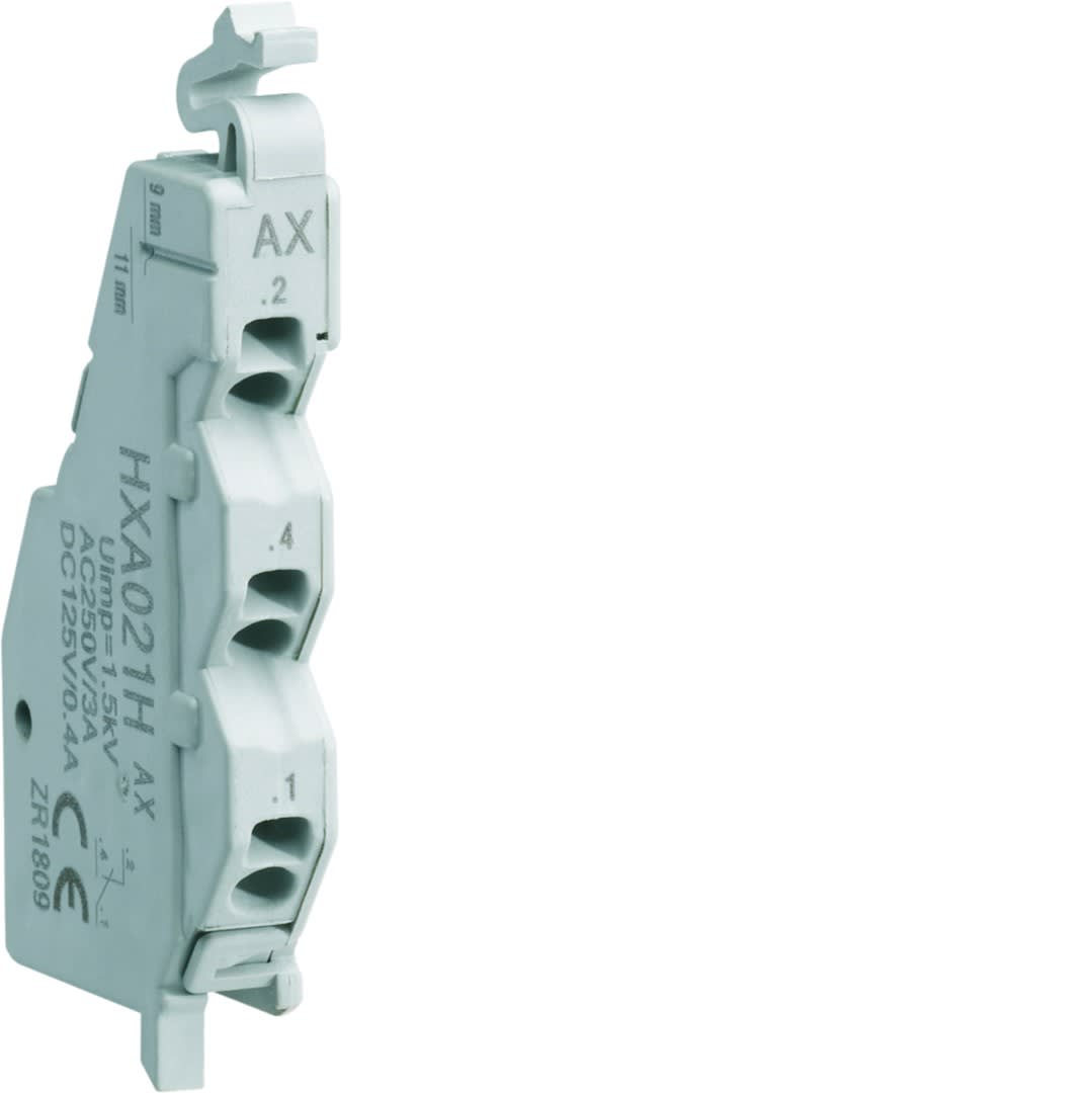 Hager - Contact auxiliaire h3 h3+ 230 - 230VAC pour x160-P160-x250-P250-x630-P630
