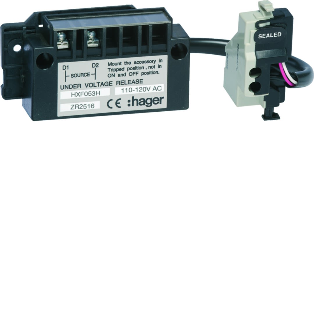 Hager - Bobine à manque de tension retardée h3 110 - 120VAC  pour h1000-h1600 4P