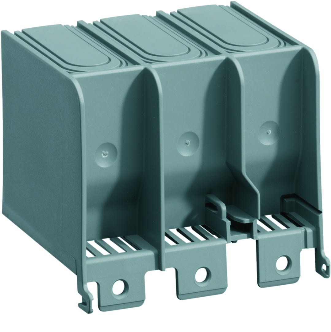 Hager - Cache borne x160 3P long pour cosse et rallonge plage