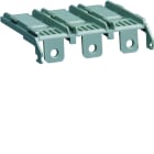 Hager - Cache borne x160 3P court pour connexion arrière et platine sectionnable