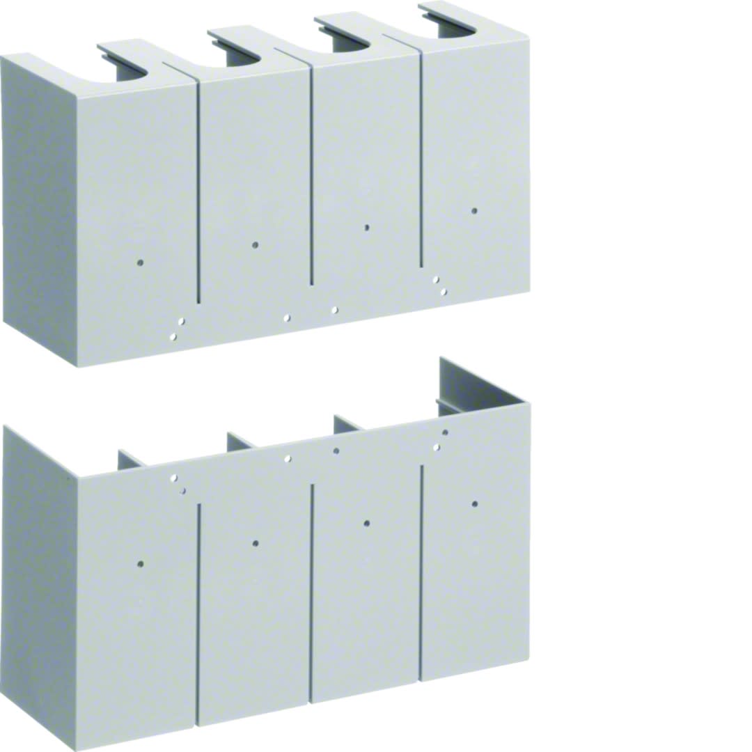 Hager - Cache borne h1000 4P long pour cosse et ralonge plage