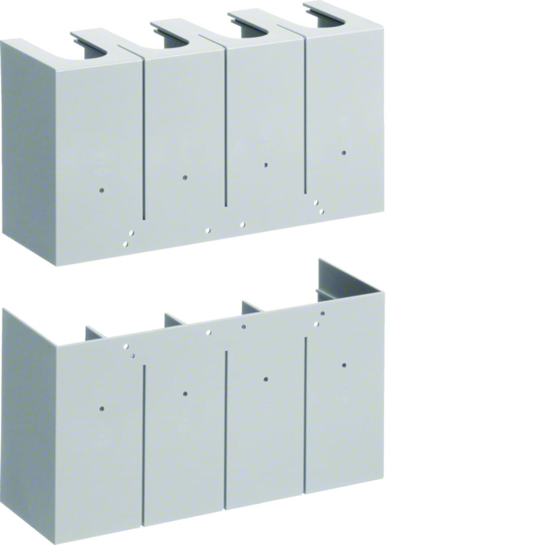 Hager - Cache borne h1000 4P long pour cosse et ralonge plage