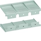 Hager - Cache borne h1000 3P court pour connexion arrière et platine sectionnable