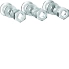 Hager - Ecrous et rondelles de montage 3P pour boitier moulé h3+ PW1600
